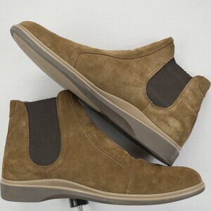 Amberjack Chelsea Boot in Grizzly Brown Suede Mens Size 9.5 Brown